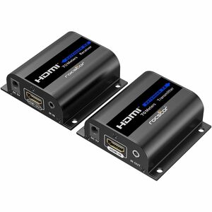 Rocstor TrueReach HDMI Extender over CAT6/CAT6a/Cat7 Ethernet Cable - 4K 30Hz up to 131ft (40m) or 1080p up to 230ft (70m)