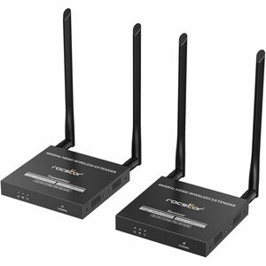 Rocstor TrueReach 4K@60Hz HDMI over Wireless Extender - 4K 60Hz up to 164ft (50m) - Long Range - Wireless HDMI 4K 60Hz Vid