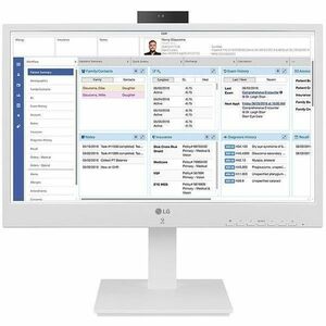 LG 24CR670NK6P All-in-One Thin Client Pentium N6005 Quad-core (4 Core) 2 GHz - Intel Chip - 8 GB RAM DDR4 SDRAM - 16 GB Fl