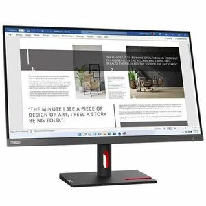 Lenovo ThinkVision S27i-30 27" Class LED Monitor - 16:9 - Storm Grey - 68.6 cm (27") Viewable - In-plane Switching (IPS) T