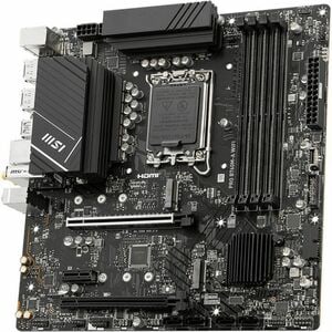 MSI PRO B760M-A WIFI Gaming Desktop Motherboard - Intel B760 Chipset - Socket LGA-1700 - Micro ATX - Core, Celeron D, Pent