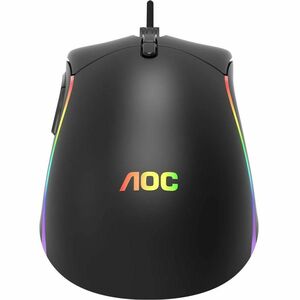 MOUSE GAMER AOC PIXART 3327 12000 DPI RGB AJUSTE DE PESO GM310