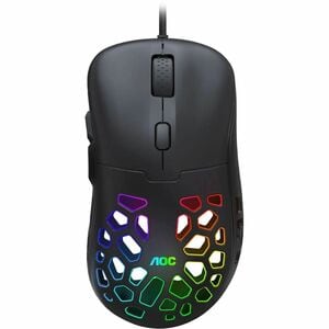 MOUSE GAMER AOC ULTRALEVE PIXART 3389 16000 DPI RGB GM510