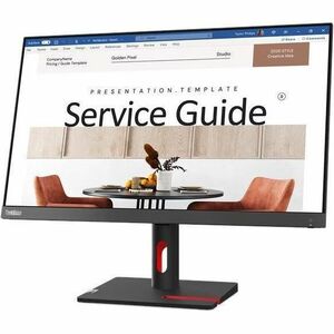 Lenovo ThinkVision S24i-30 24" Class Full HD LED Monitor - 16:9 - Storm Grey - 23.8" Viewable - In-plane Switching (IPS) T