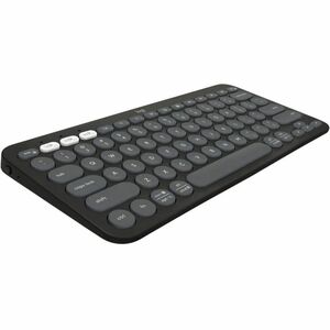 Logitech Pebble 2 Combo Keyboard and Mouse - USB Type A Wireless Bluetooth Keyboard - English - Tonal Graphite - USB Type 