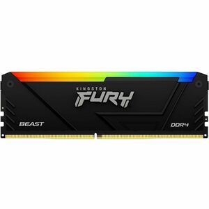 Kingston FURY Beast RAM Module for Motherboard - 64 GB (4 x 16GB) - RGB - DDR4-3200/PC4-25600 DDR4 SDRAM - 3200 MHz Dual-r