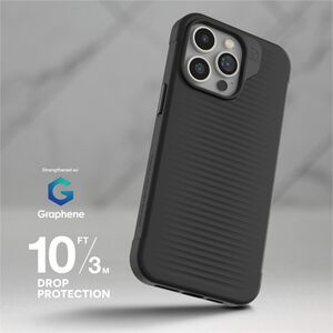 ZAGG Luxe Snap Case for Apple iPhone 15 Pro Smartphone - Clear - Textured - Bacterial Resistant, Odor Resistant - Graphene