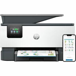 HP Officejet Pro 9120b Wired & Wireless Inkjet Multifunction Printer - Colour - Cement - Copier/Fax/Printer/Scanner - 32 p