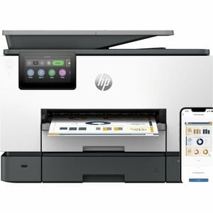 HP Officejet Pro 9130b Wired & Wireless Inkjet Multifunction Printer - Colour - Cement - Copier/Fax/Printer/Scanner - 39 p