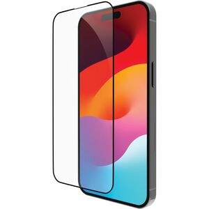 dbramante1928 ApS eco-shield 9H Plastic Screen Protector for iPhone 15 Pro - Black Edge - 60 / Carton - For OLED iPhone 15