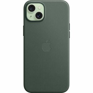 Apple Hülle für Apple iPhone 15 Plus Smartphone - Evergreen - Kratzfest, Sturzsicher, Stoßfest - Feingewebt, Micro-Twill