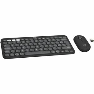 Tastiera e mouse Logitech Pebble 2 Combo - QWERTY - Italiano - USB Tipo A Wireless Bluetooth 2,40 GHz Tastiera - USB Tipo 