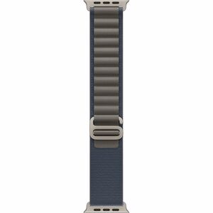 Apple Watch Ultra 2 Smart Watch - 44 mm Case Height - 38 mm Case Width - Argenté Case Color - Storm, Bleu Band Color - Ver