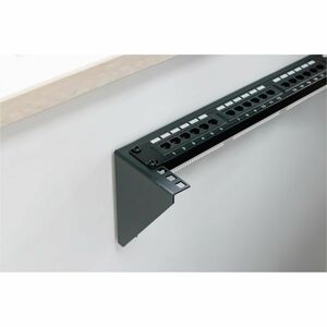Digitus Wandhalterung für Rackausrüstung - Schwarz - Horizontal/Vertikal - max. 20 kg Traglast - Blech - 1 Stück