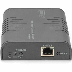 Digitus DS-55530 Video-Extender-Receiver - Verkabelt - 1 Ausgabegerät - 120 m Reichweite - 1 x Netzwerk (RJ-45) - 2 x USB 