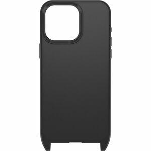 OtterBox React Carrying Case Apple iPhone 15 Pro Max Smartphone - Black - Drop Resistant - Nylon, Plastic Body - Neck Stra