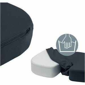 Leitz Ergo Cosy Seat Cushion - Foam - Ergonomic Design, Comfortable - Velvet Gray