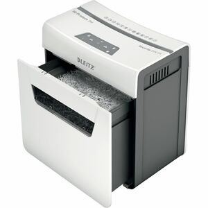 Leitz IQ Protect Premium 3M Paper Shredder - Continuous Shredder - Cross Cut, Micro Cut - 3 Per Pass - for shredding Paper