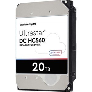 Disque dur WD Ultrastar DC HC560 WUH722020BL5201 - 3.5" Interne - 20 To - Enregistrement magnétique conventionnel (CMR) Me