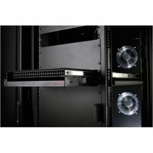 APC by Schneider Electric ACF202BLK Airflow Cooling System - Black - 1 Each - 122.71 L/s - Rack-mountable 2U - 200 V AC, 2