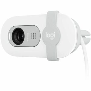 Webcam Logitech BRIO 100 - 2 Mégapixels - 30 fps - Blanc cassé - USB Type A - Full HD - Vidéo 1920 x 1080 - Focale fixe - 