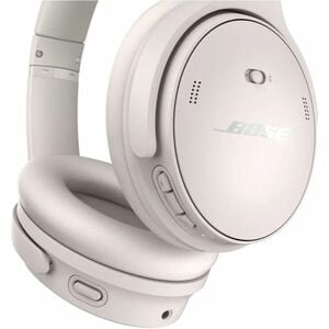 Bose QuietComfort Headset - Stereo - Wired/Wireless - Over-the-ear - Binaural - Circumaural - Noise Canceling - Smoke White