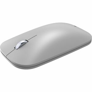 Microsoft Surface Mobile Mouse - Bluetooth - BlueTrack - 4 Button(s) - Platinum - Wireless - 2.40 GHz - Scroll Wheel