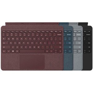 Microsoft Type Cover Keyboard/Cover Case Microsoft Surface Go 2, Surface Go Tablet - Black - Stain Resistant - MicroFiber 