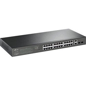 TP-Link EasySmart TL-SG1428PE 28 Puertos Gestionable Conmutador Ethernet - 2 Capa compatible - Modular - 2 Ranuras SFP - 2