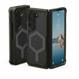 Urban Armor Gear Plyo Pro Galaxy Z Fold5 (2023) Case - Olive/Space Grey - For Samsung Galaxy Z Fold5 Smartphone - Striking