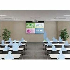 Epson EB-2155W 3LCD Projector - 16:10 - Wall Mountable, Ceiling Mountable, Desktop, Tabletop - White - 1280 x 800 - Front,