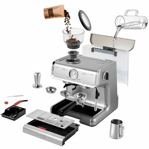 Ultima Cosa Coffee Machine Presto Bollente Espresso Machine With Grinder - 1450 W - 15 bar - 2 L - Grinder - Coffee Streng