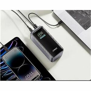 ANKER Prime 20,000mAh Power Bank (200W) - For iPhone, Smartphone, MacBook Air, AirPod - 20000 mAh - 3 x USB - Black