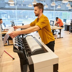 HP DesignJet XL 3800 Inkjet Large Format Printer - Includes Scanner, Copier, Printer - 2400 x 1200 dpi - USB - Ethernet - 