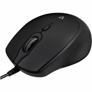 V7 MU350 Mouse - USB Type A - Optical - 4 Button(s) - Cable - 1200 dpi - Symmetrical