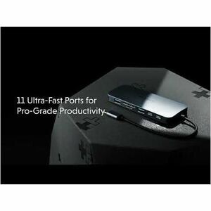Targus HyperDrive HD4006GL USB-Typ C Docking Station - Speicherkartenleser - SD, microSD - Blau - 2.0 Unterstützte Display