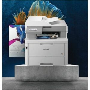 Brother MFC-L8340CDW Wired & Wireless - LED-Multifunktionsdrucker - Farbe - Grau - Kopierer/Fax/Drucker/Scanner - 30 Seite