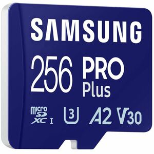 Carte microSDXC Samsung PRO Plus MB-MD256S - 256 Go - Classe 10/UHS-I (U3) - V30 - 180 Mo/s en Lecture - 130 Mo/sSpaceen É