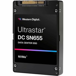 Unità stato solido WD Ultrastar DC SN655 WUS5EA176ESP7E3 - U.3 15 mm Interno - 7,68 TB - U.3 (PCI Express NVMe 4.0) - Read