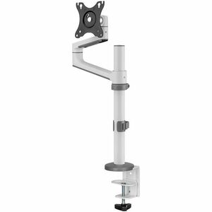 Neomounts Mounting Arm for Monitor - White - Height Adjustable - 1 Display(s) Supported - 43.2 cm to 68.6 cm (27") Screen 