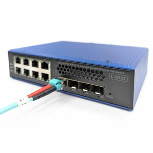 Digitus DN-651161 8 Ports Manageable Ethernet Switch - 10 Gigabit Ethernet - 10/100/1000Base-T, 10GBase-X - 3 Layer Suppor