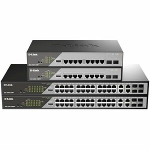 D-Link DSS-200G 28 Ports Ethernet Switch - Gigabit Ethernet - 10/100/1000Base-T, 1000Base-X - Modular - 4 SFP Slots - 579.