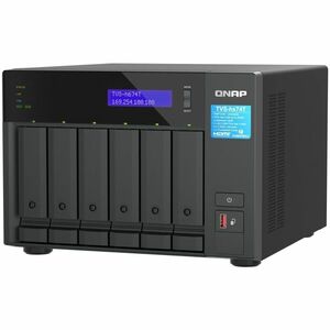 QNAP TVS-h674T-i5-32G SAN/NAS Storage System - Intel Core i5 i5-12400 Hexa-core (6 Core) 2.50 GHz - 6 x HDD Supported - 0 