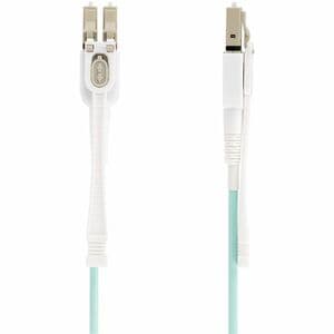 StarTech.com 3m (10ft) LC (UPC) OM4 Multimode Fiber Optic Cable w/Push Pull Tabs, 50/125, 100G, Low Insertion Loss, LSZH F