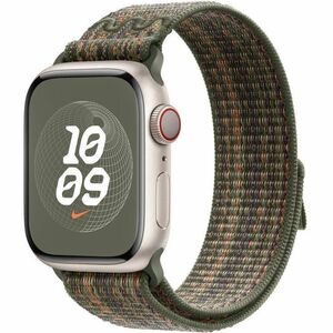 Apple 可调节 智能表带 - 橙 - 编织尼龙