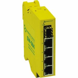 Brainboxes 1 SFP & 4 Port Gigabit Ethernet Switch - 4 Ports - Gigabit Ethernet - 10/100/1000Base-T, 1000Base-X - 2 Layer S