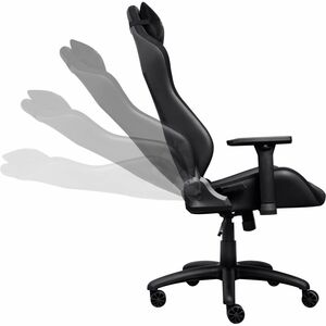 Fauteuil Gaming Trust GXT 714 RUYA - Tissu, Cuir PU, Mousse polyuréthane, Bois, Plastique, Nylon - Noir