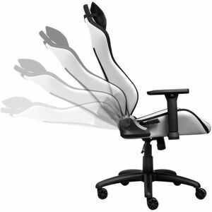 Fauteuil Gaming Trust GXT 714W RUYA - Nylon, Plastique, Bois, Mousse, Mousse polyuréthane - Blanc