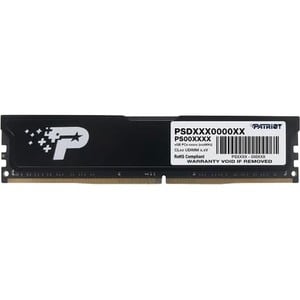 Patriot Memory Signature Line 4GB DDR4 SDRAM Memory Module - For Desktop PC - 4 GB (1 x 4GB) - DDR4-2666/PC4-21333 DDR4 SD