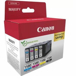 Canon PGI-1500 Original Jato de tinta Tinteiro - Multi-pack - Ciano, Magenta, Amarelo, Preto - 4 Pack